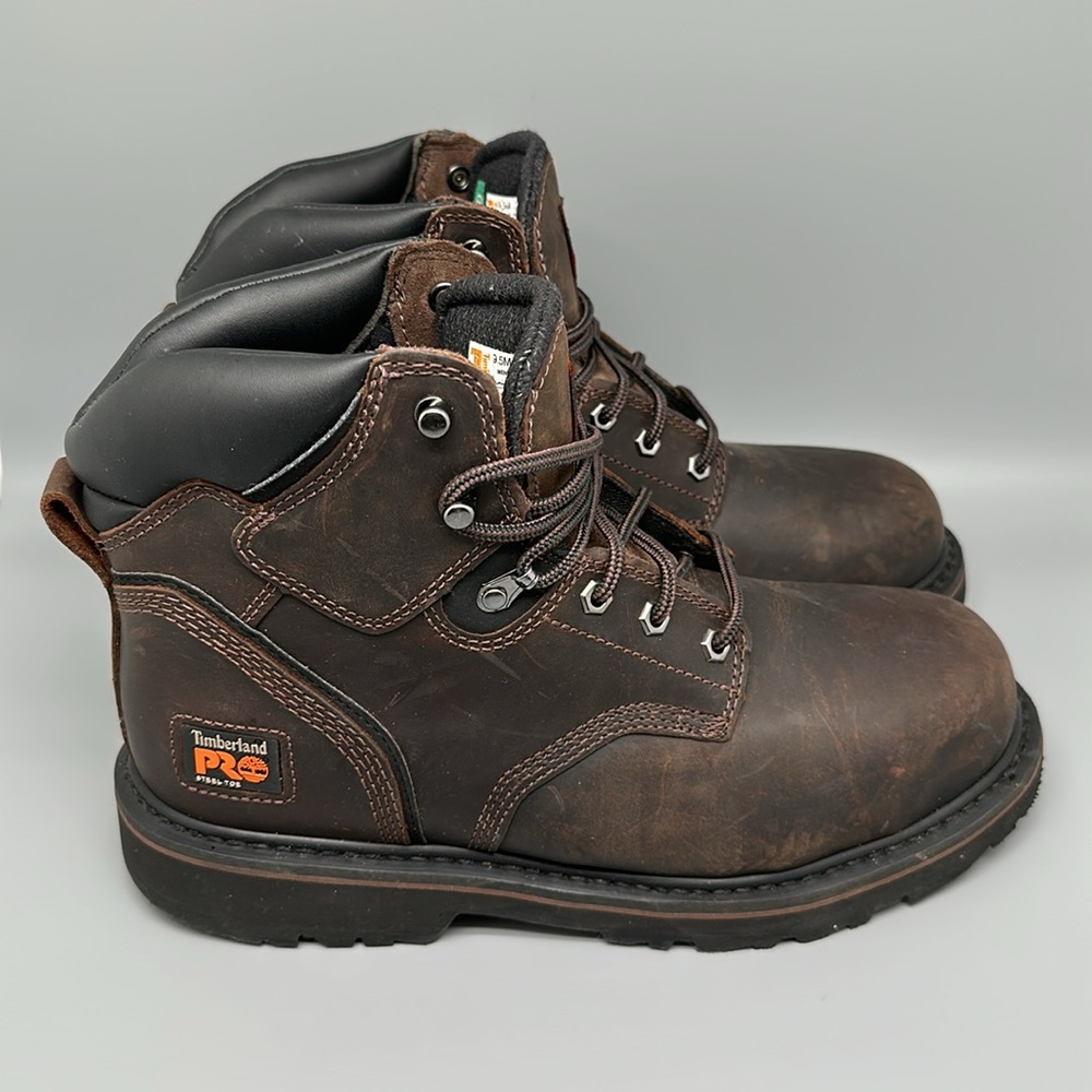 Timberland Pro‎ Pit Boss Steel Toe Boots Men’s Sz 9.5